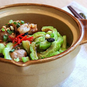 豉蒜涼瓜排骨煲