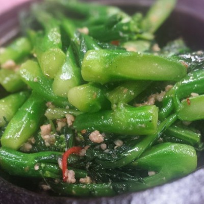 啫啫油麥菜煲 - 啫啫芥蘭煲 - 尖沙咀分店