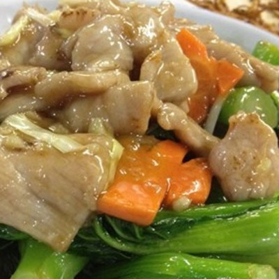 時菜炒肉片 - 尖沙咀分店
